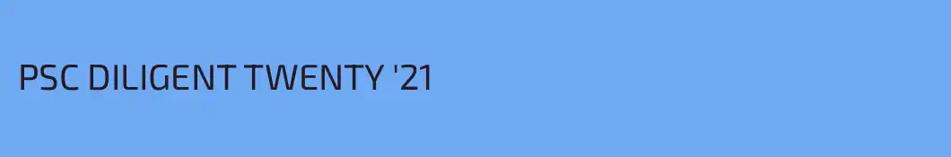PSC DILIGENT TWENTY '21